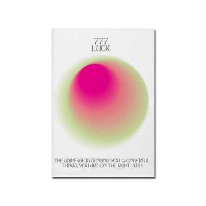 ✨ Aura Energy Manifestation Wall Art – Law of Attraction Canvas Print ✨