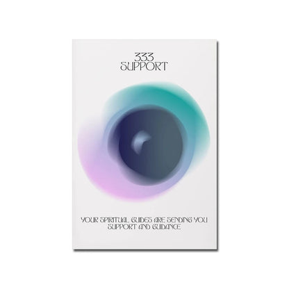 ✨ Aura Energy Manifestation Wall Art – Law of Attraction Canvas Print ✨