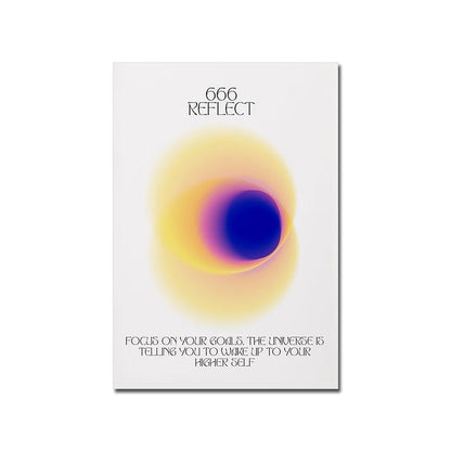 ✨ Aura Energy Manifestation Wall Art – Law of Attraction Canvas Print ✨