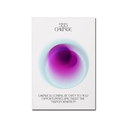 ✨ Aura Energy Manifestation Wall Art – Law of Attraction Canvas Print ✨