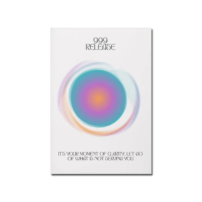 ✨ Aura Energy Manifestation Wall Art – Law of Attraction Canvas Print ✨