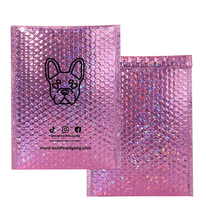 Custom Glitz Bubble Mailers