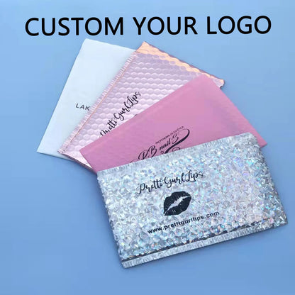 Custom Glitz Bubble Mailers