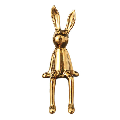 🐰 Sitting Rabbit Statue – Elegant Figurine Sculpture for Home & Office Decor 🐰