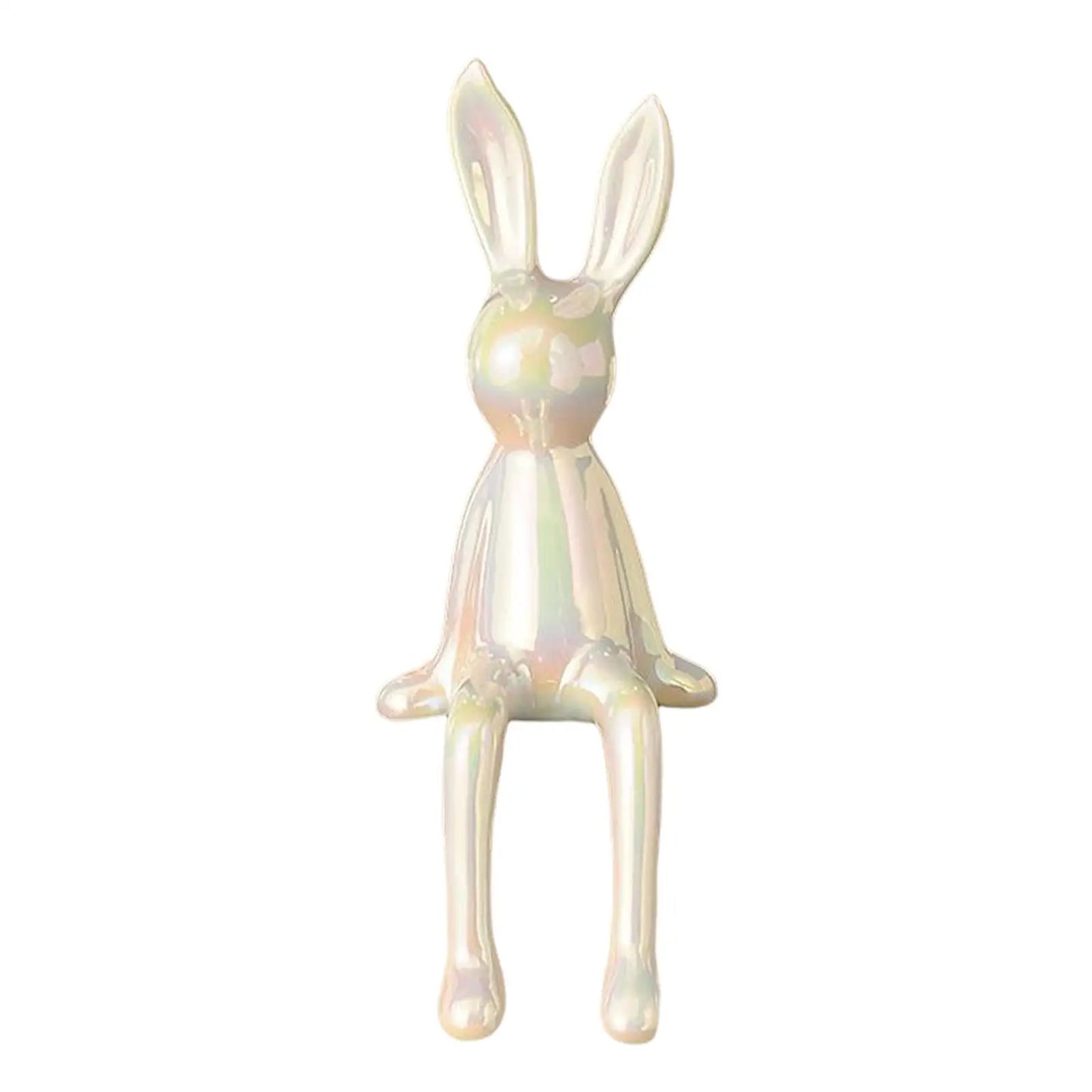 🐰 Sitting Rabbit Statue – Elegant Figurine Sculpture for Home & Office Decor 🐰