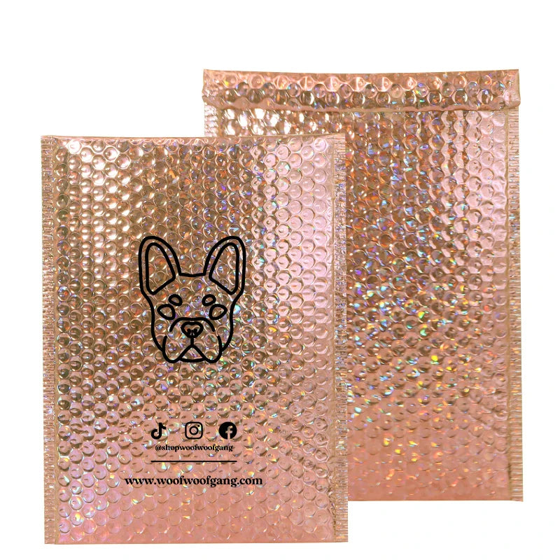 Custom Glitz Bubble Mailers